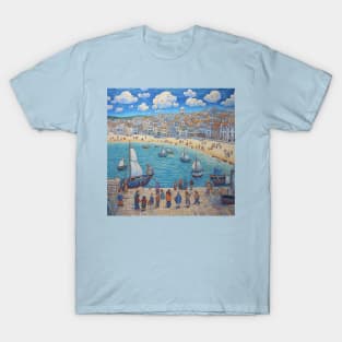 Summer Day at St Ives, Cornwall T-Shirt